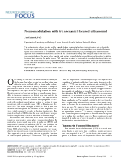 Review article published in Neurosurgical Focus